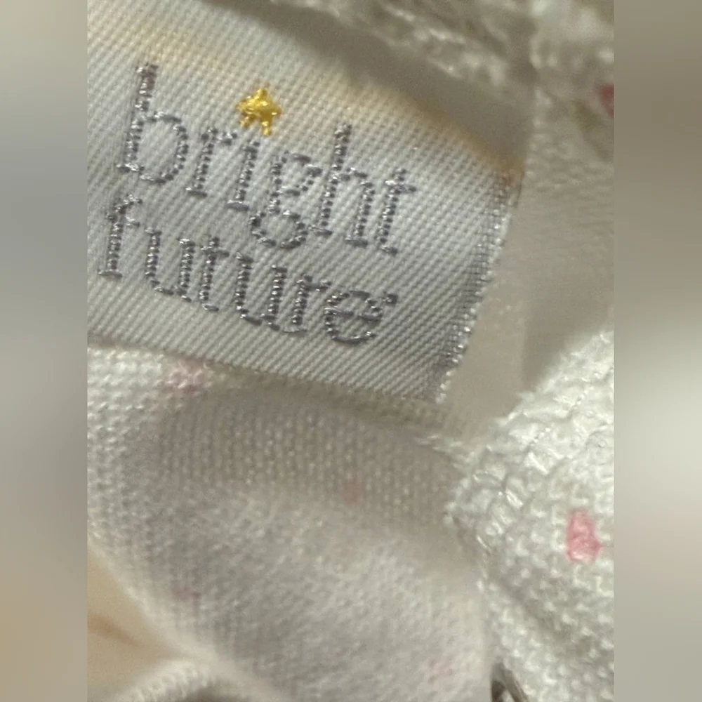 Charming Cream and Pink Baby Diaper Cover